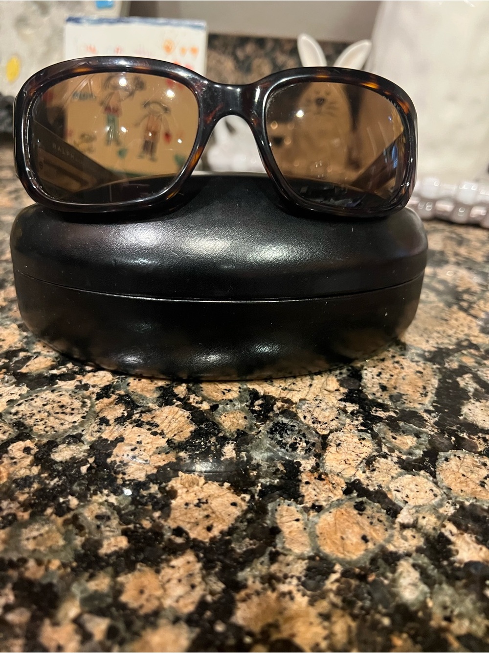 Ralph Lauren Brown Tortoiseshell Sunglasses